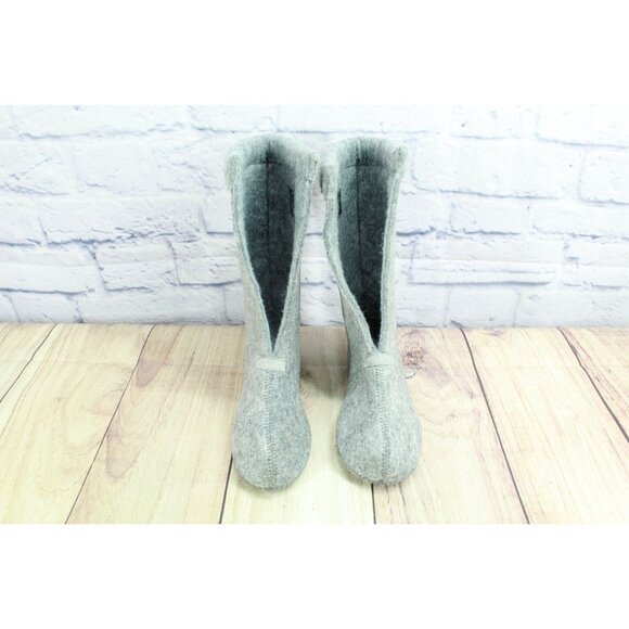 LL Bean Gray Wool Warm Replacement Boot Liner Inserts Size 2 - Picture 5 of 9